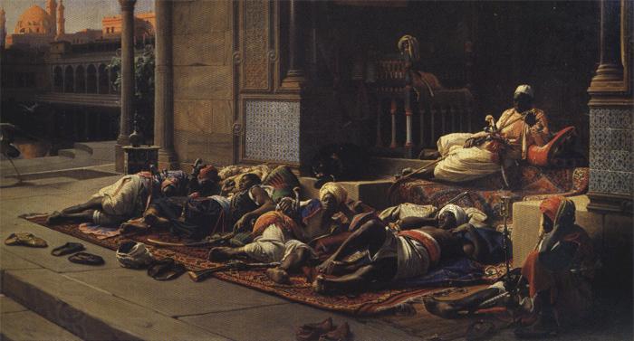 Jean Lecomte Du Nouy Gates of the Seraglio, Souvenir of Cairo. oil painting picture